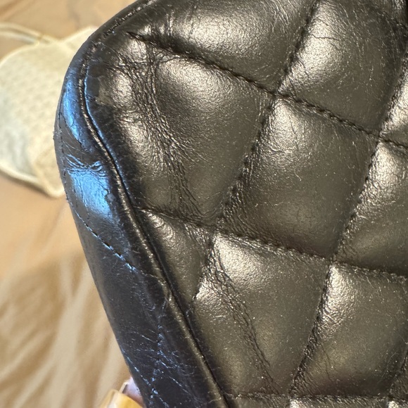 Chanel Small Classic Double Flap Black Lambskin SHW - Picture 10 of 13